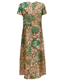 La DoubleJ Vestiti<Swing DressAnemone Pink in Twill Silk