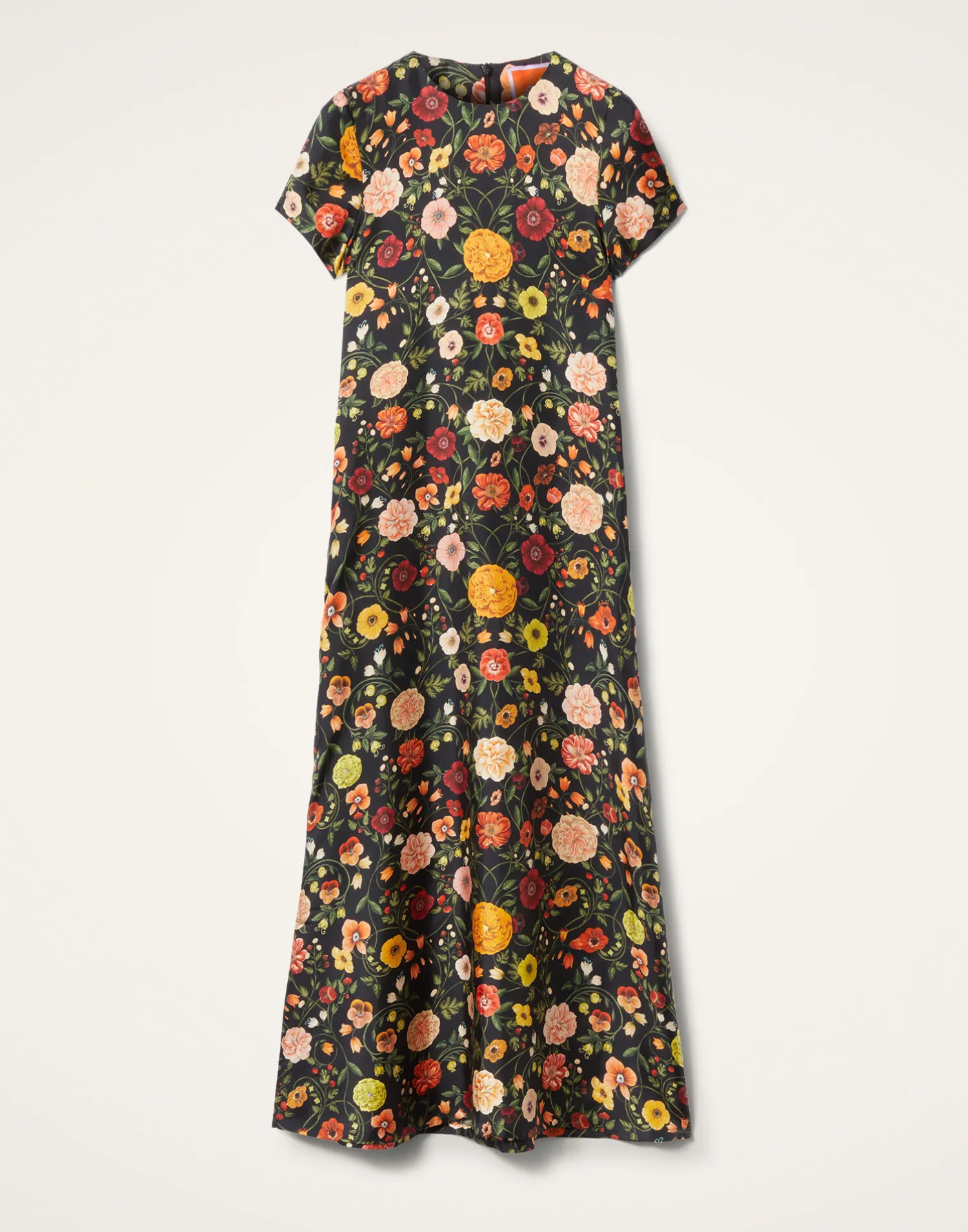 La DoubleJ Vestiti<Swing DressBotticelli Black in Silk Twill