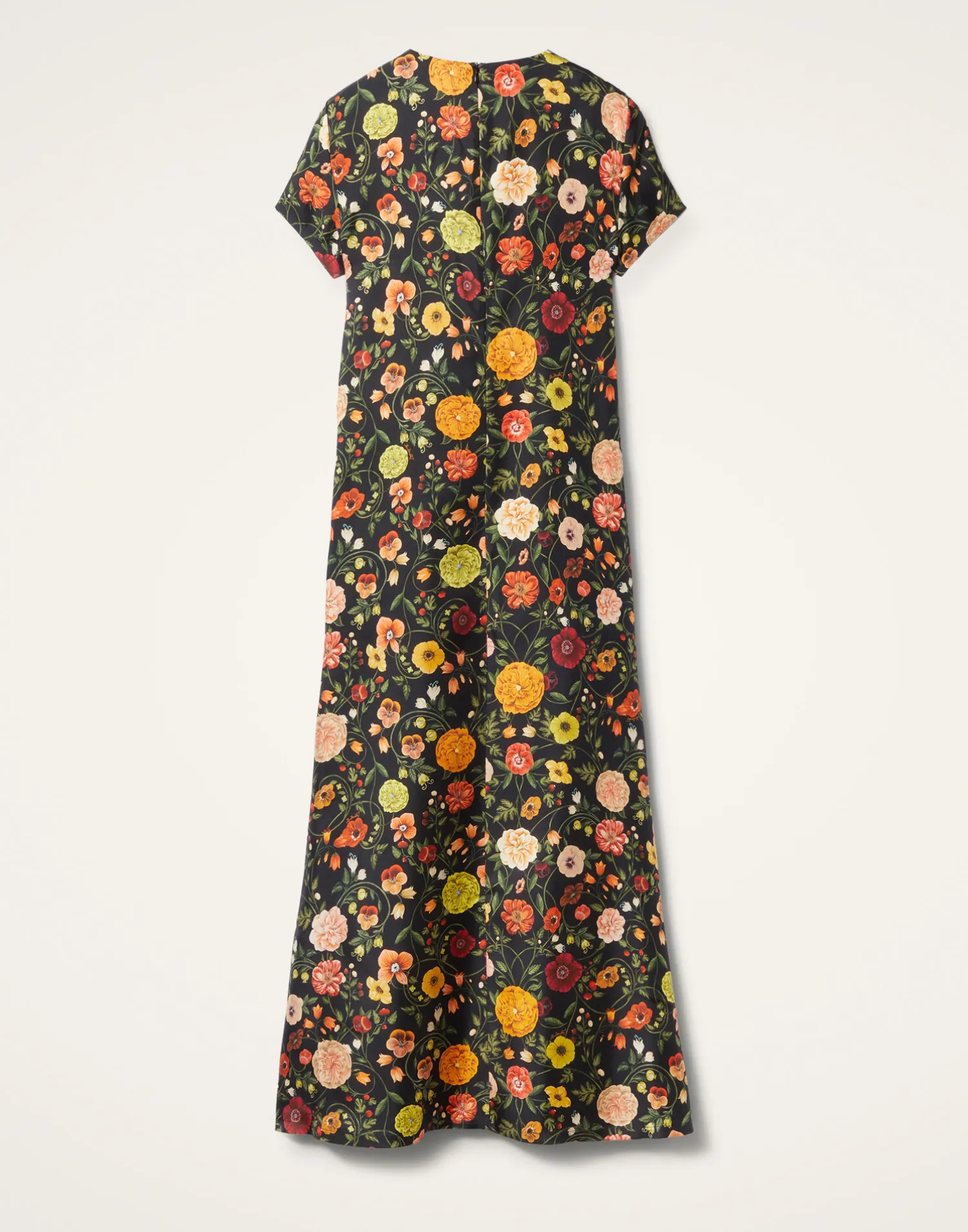 La DoubleJ Vestiti<Swing DressBotticelli Black in Silk Twill