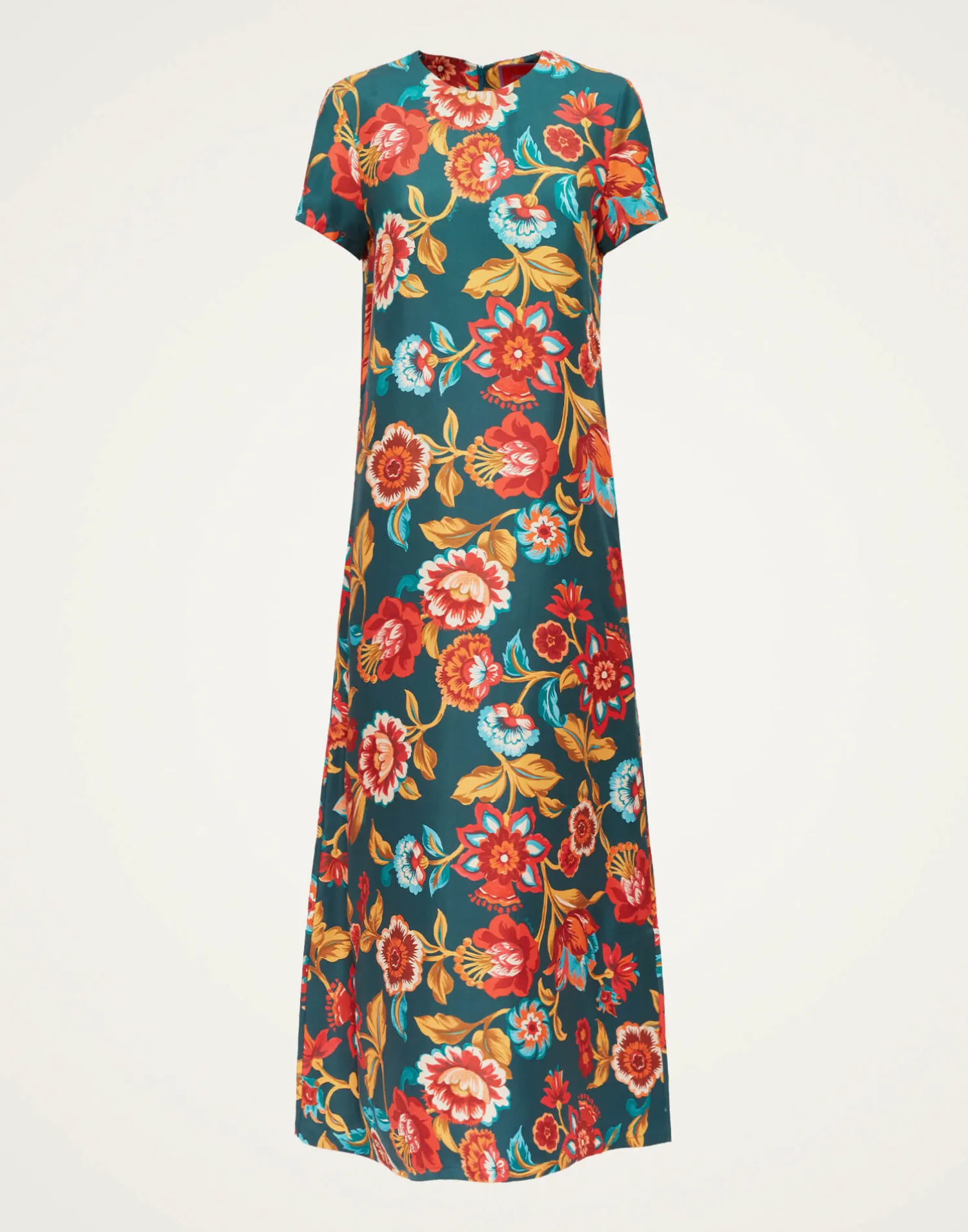 La DoubleJ Vestiti<Swing DressHottie Emerald in Silk Twill