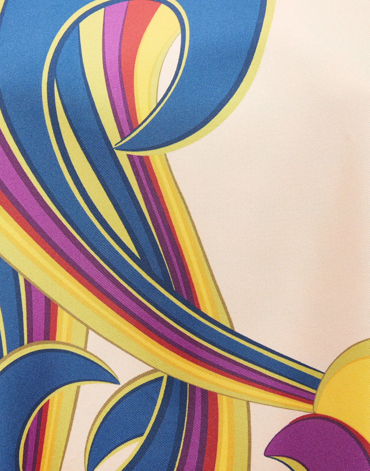 La DoubleJ Vestiti<Swing DressRainbow Swirl Rosa Placée in Twill Silk