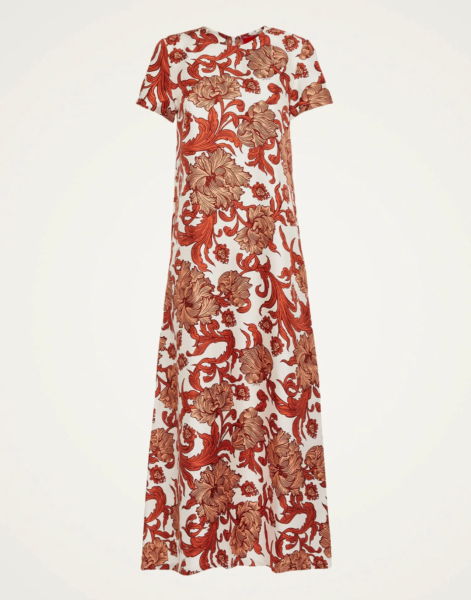 La DoubleJ Vestiti<Swing DressReef White in Silk Twill