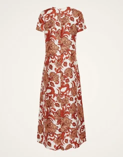 La DoubleJ Vestiti<Swing DressReef White in Silk Twill