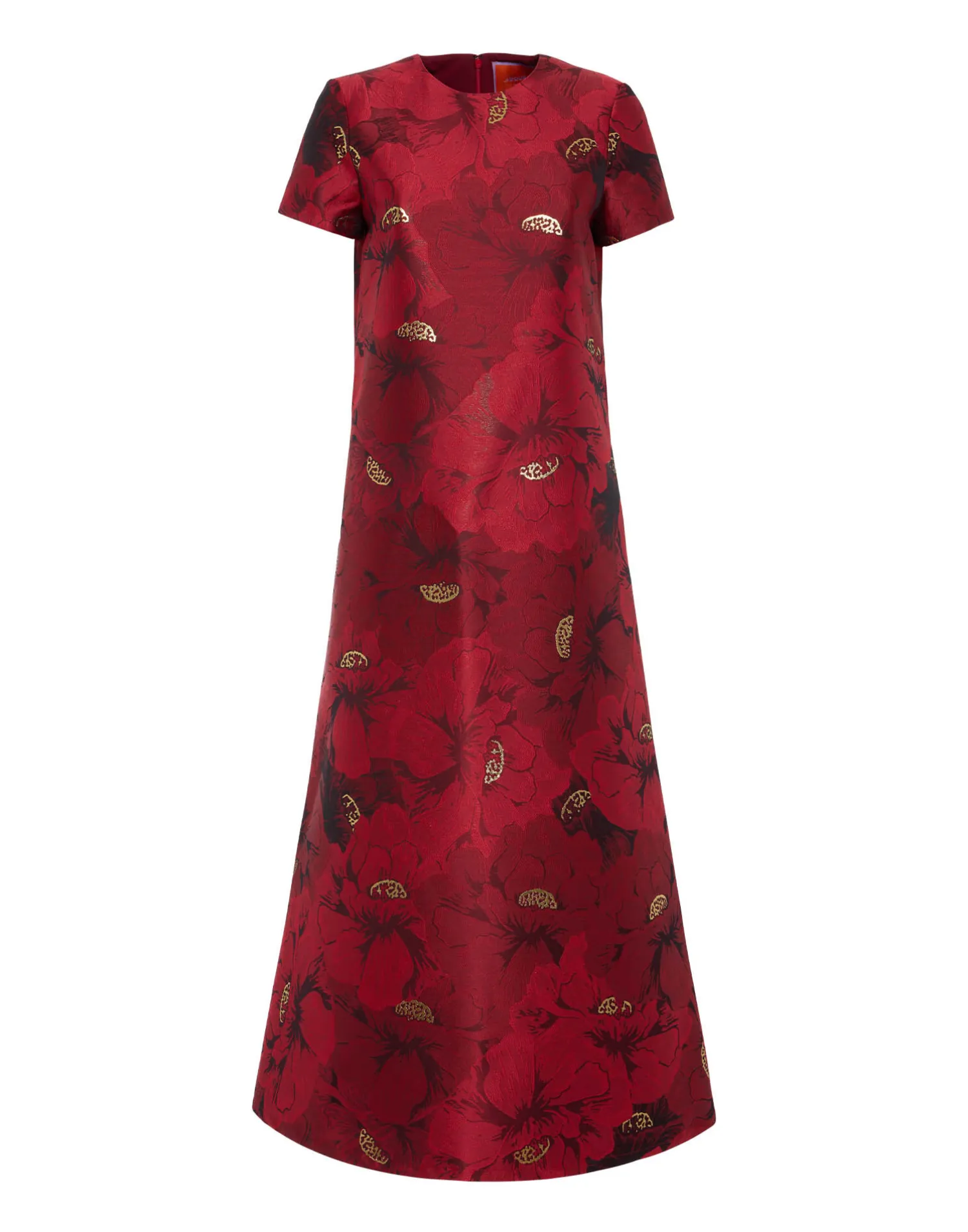 La DoubleJ Vestiti<Swing DressRuby Red in Jacquard