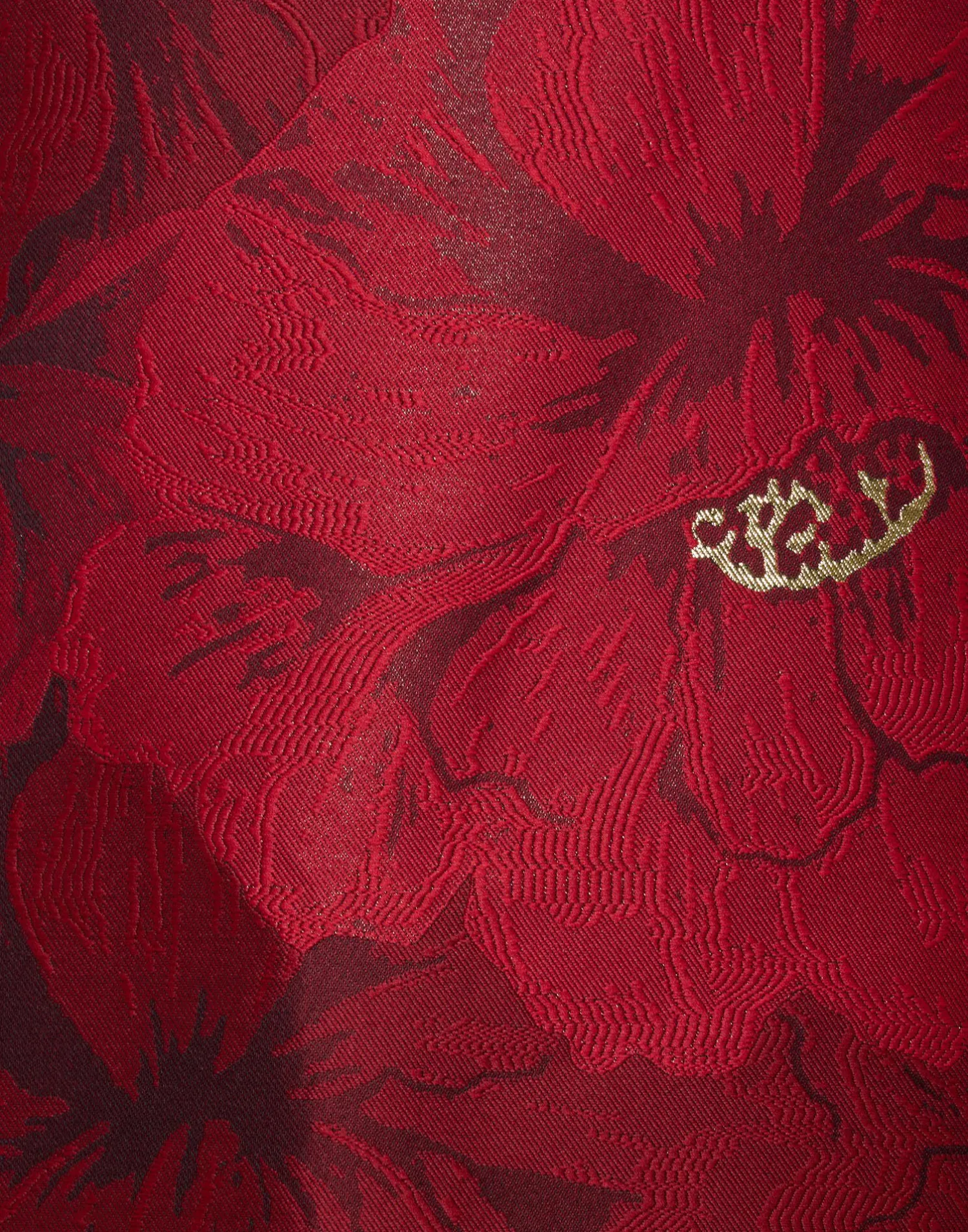 La DoubleJ Vestiti<Swing DressRuby Red in Jacquard