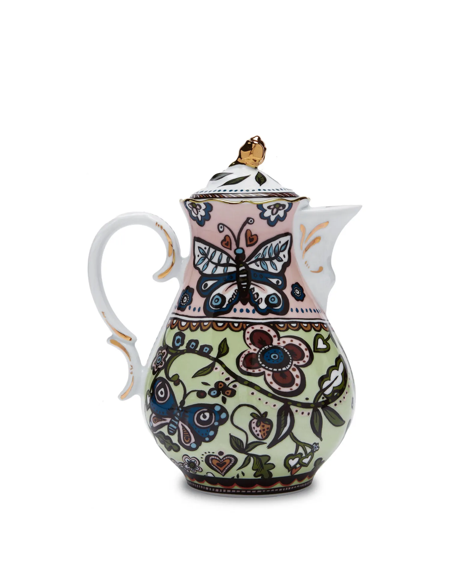 La DoubleJ Set Da Te E Caffe|Tavola<TeapotTree Of Life in Porcelain