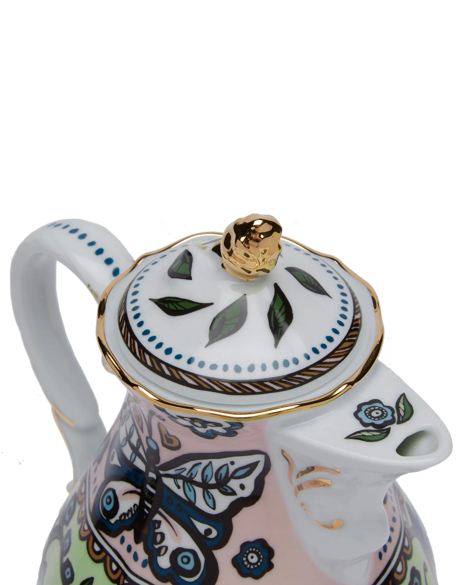 La DoubleJ Set Da Te E Caffe|Tavola<TeapotTree Of Life in Porcelain