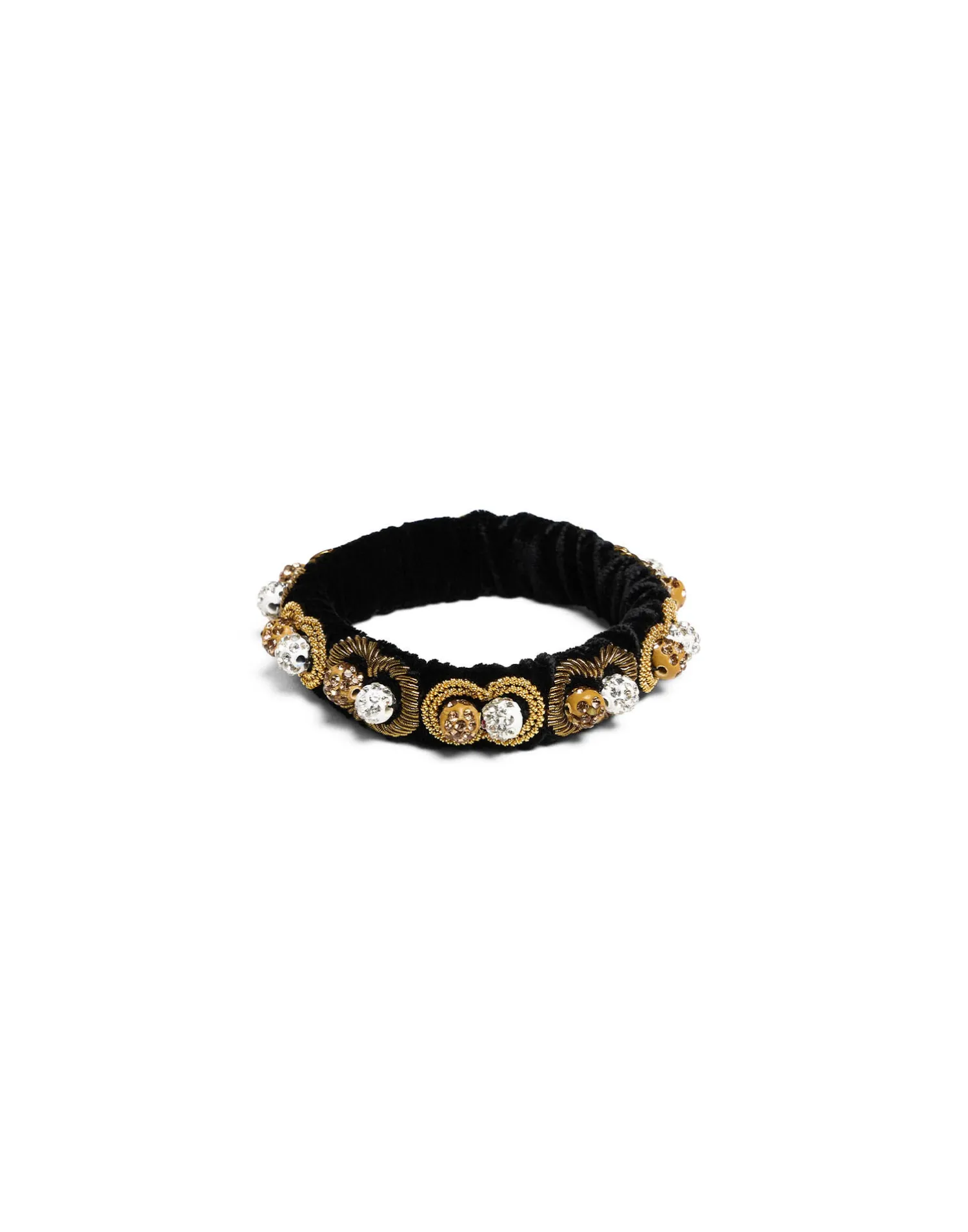 La DoubleJ Bijoux|Accessories<Tesoro BraceletSolid Black in Velvet