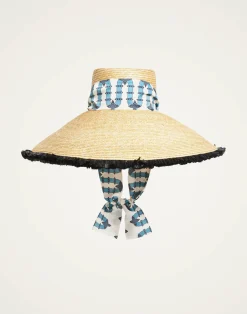 La DoubleJ Cappelli|Accessories<The Sun HatSolid Light Beige in Raffia