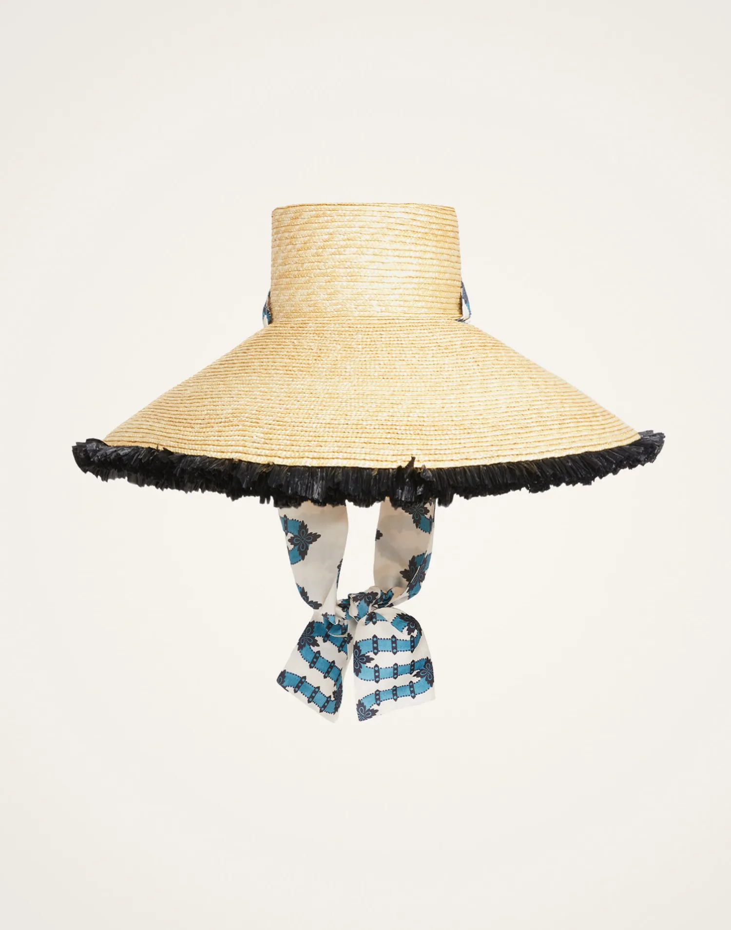 La DoubleJ Cappelli|Accessories<The Sun HatSolid Light Beige in Raffia