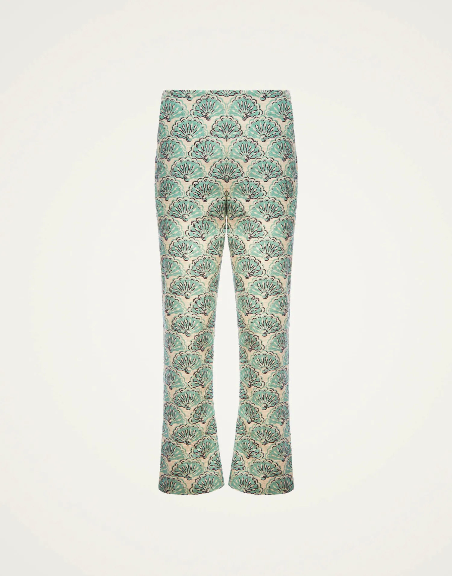 La DoubleJ Pantaloni E Shorts<Torero PantsFans Mint in Shot Cotton