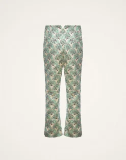 La DoubleJ Pantaloni E Shorts<Torero PantsFans Mint in Shot Cotton