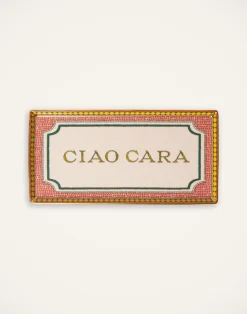 La DoubleJ Vassoi E Svuotatasche|Home Décor<TrayCiao Cara in Porcelain