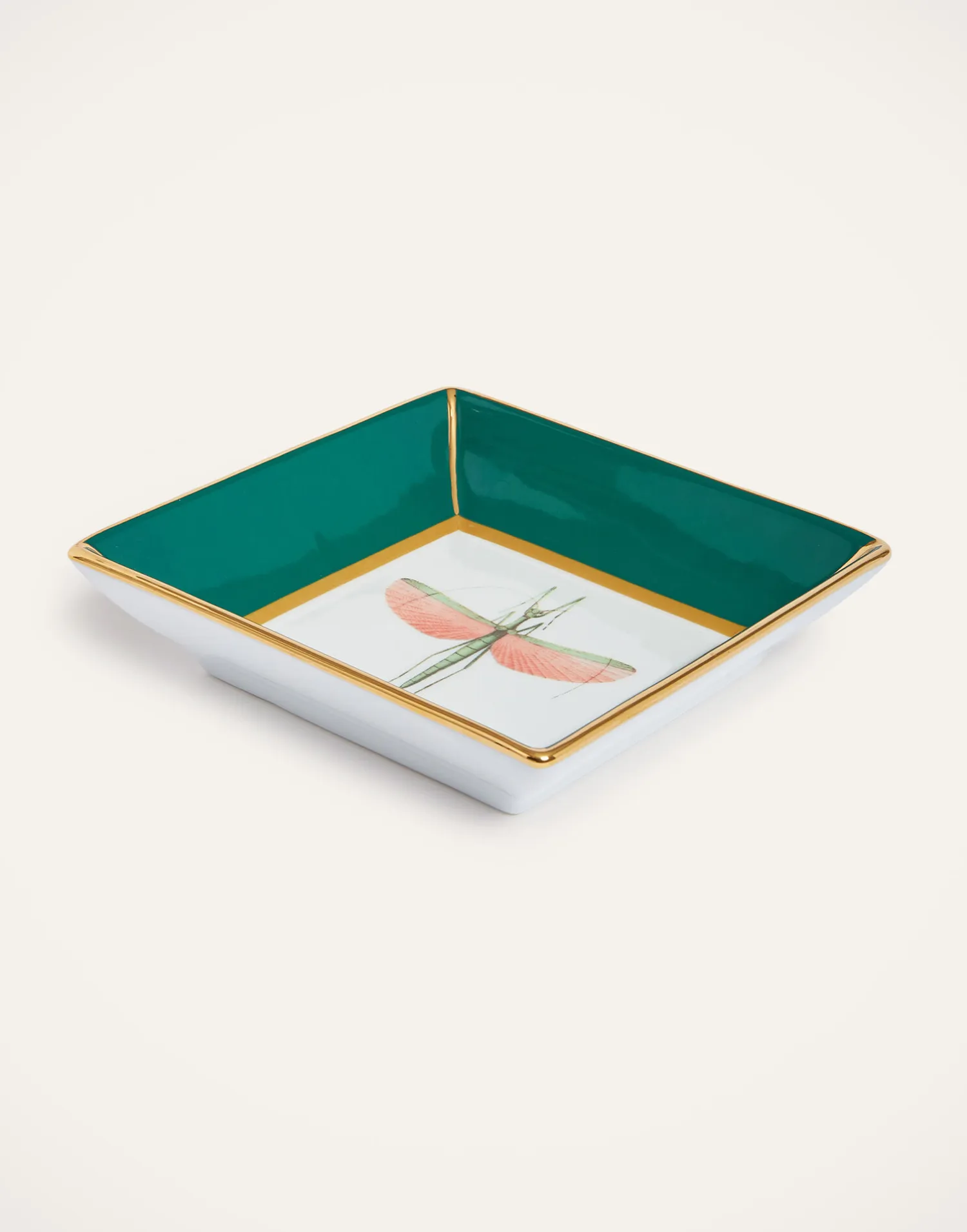 La DoubleJ Vassoi E Svuotatasche|Home Décor<Trinket TrayLibellula Green in Porcelain