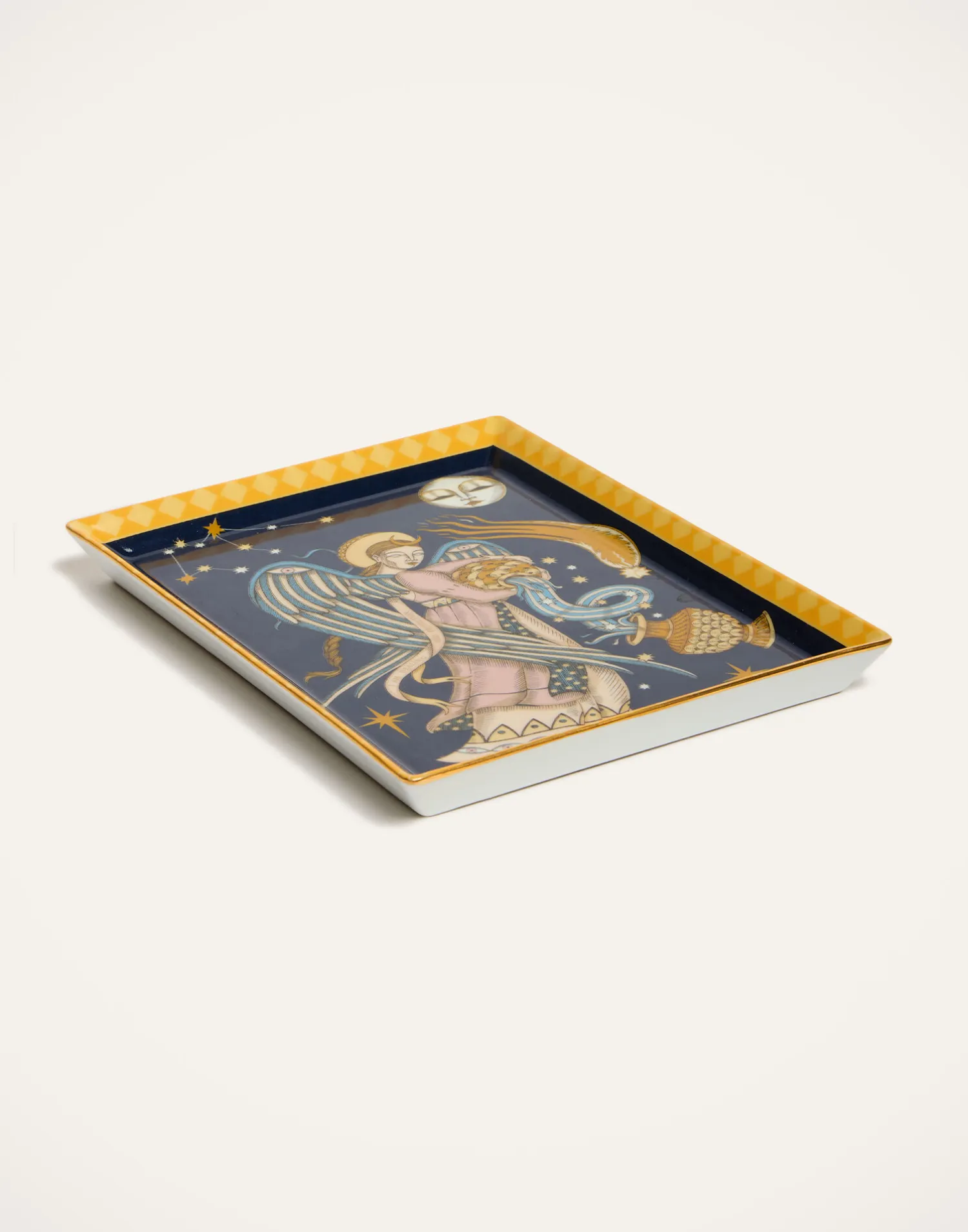 La DoubleJ Vassoi E Svuotatasche|Home Décor<Trinket TrayThe Angel Midnight Blue in Porcelain