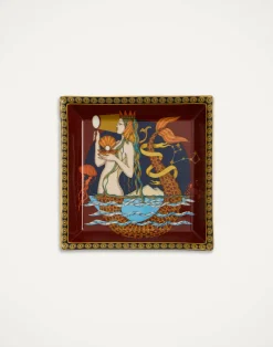 La DoubleJ Vassoi E Svuotatasche|Home Décor<Trinket TrayThe Mermaid Bordeaux in Porcelain