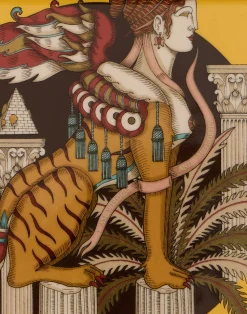 La DoubleJ Vassoi E Svuotatasche|Home Décor<Trinket TrayThe Sphynx Saffron in Porcelain