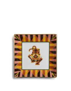 La DoubleJ Vassoi E Svuotatasche|Home Décor<Trinket Tray (15X15)Tiger in Porcelain