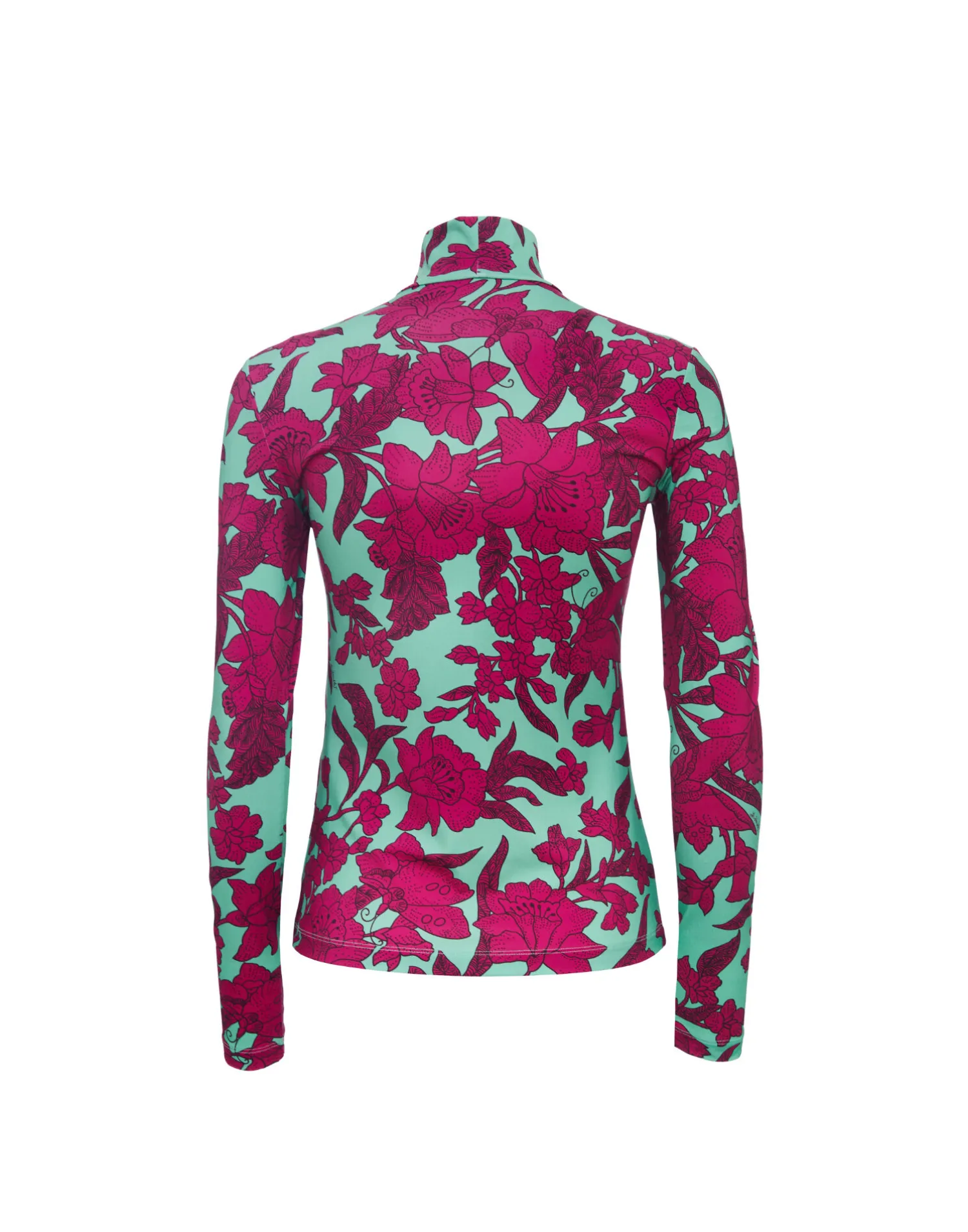 La DoubleJ Loungewear<TurtleneckLilium Purple in Skinny Jersey
