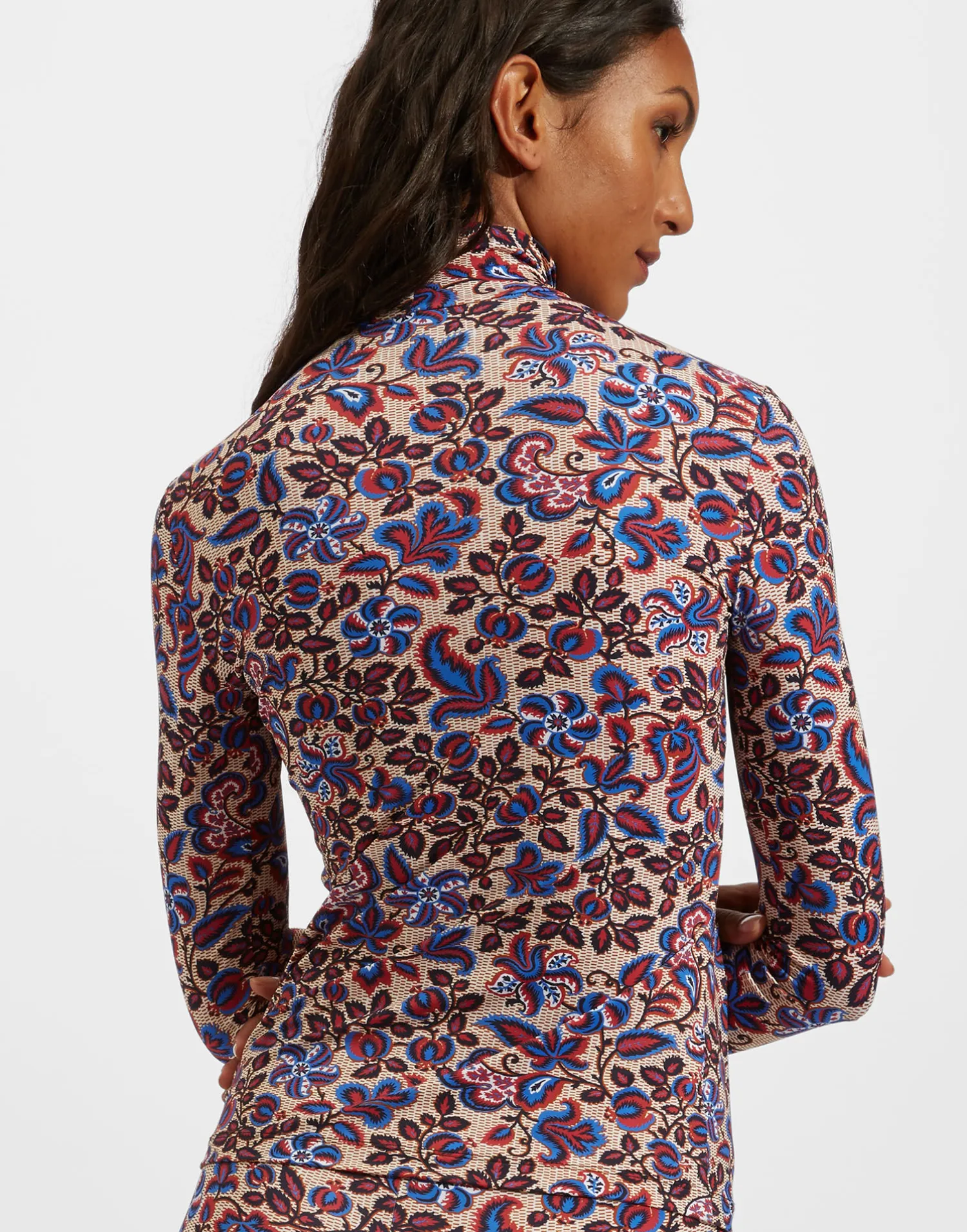 La DoubleJ Loungewear<TurtleneckOrtica in New Skinny Jersey