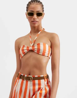 La DoubleJ Moda Mare<3-Way Bandeau TopRiviera in Lycra