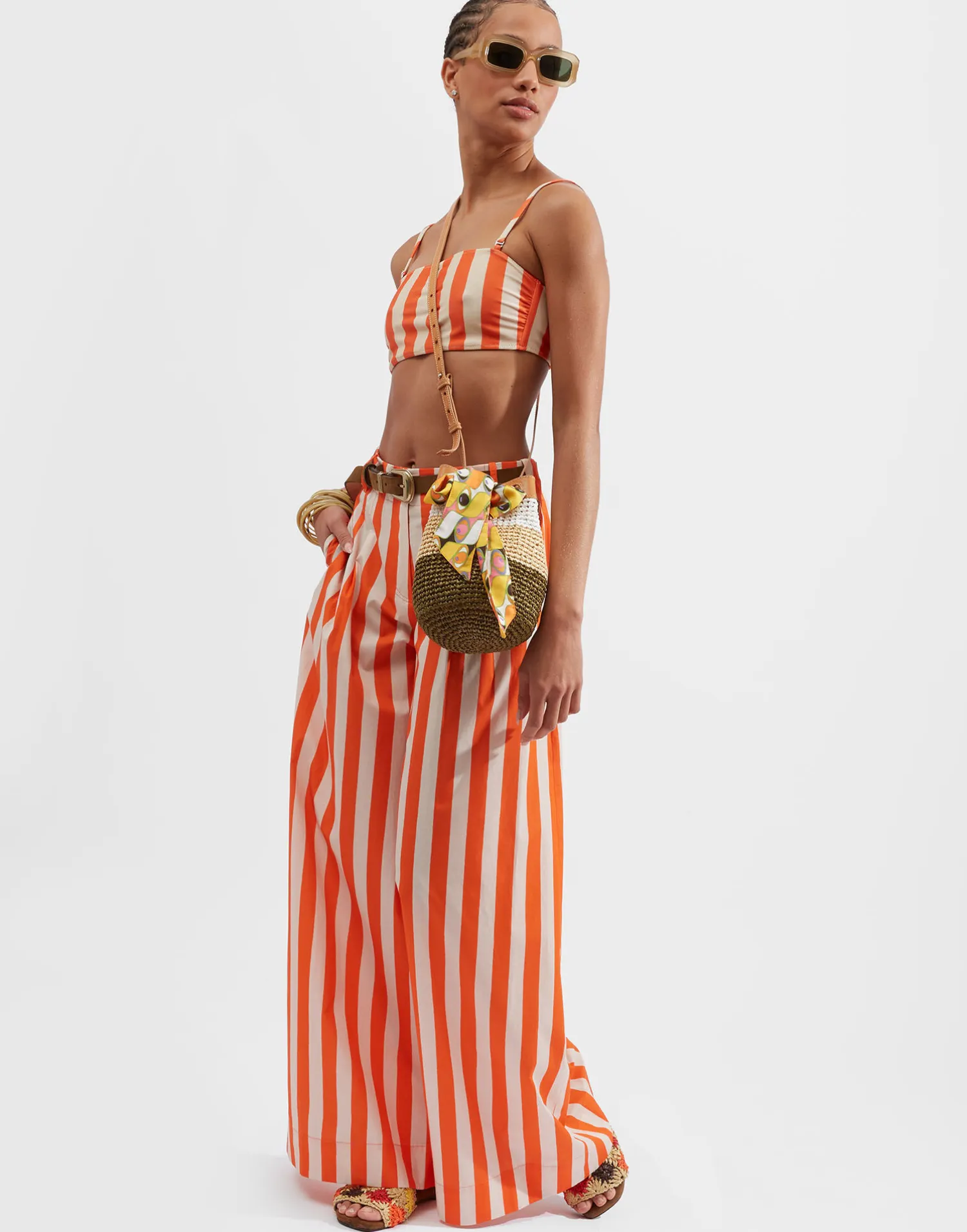 La DoubleJ Moda Mare<3-Way Bandeau TopRiviera in Lycra
