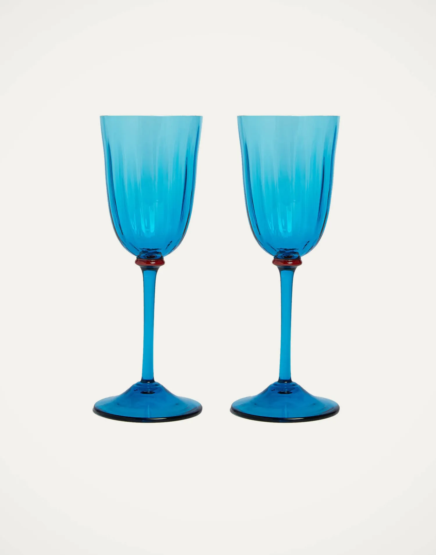 La DoubleJ Bicchieri|Vetro<Wine Glasses Set Of 2Turquoise in Murano Glass