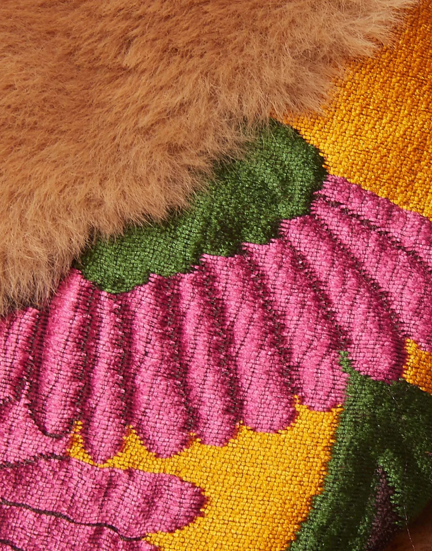 La DoubleJ Scarpe|Accessories<Winter SlidesOrange Gerber in Jacquard
